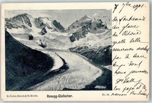 Roseg Gletscher 1901