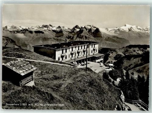 Stanserhorn - Bergstation Kulm Hotel Gasthaus Hüttenstempel