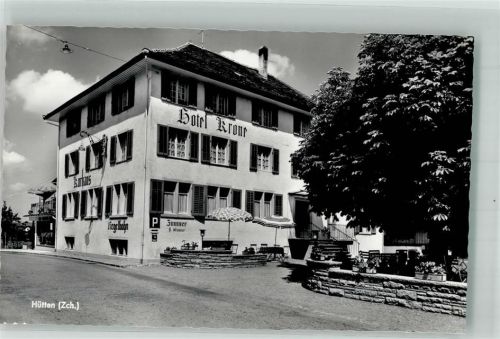 8825 Hütten Foto AK Hotel Krone