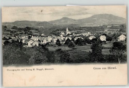 8340 Hinwil 1903 Lithographie