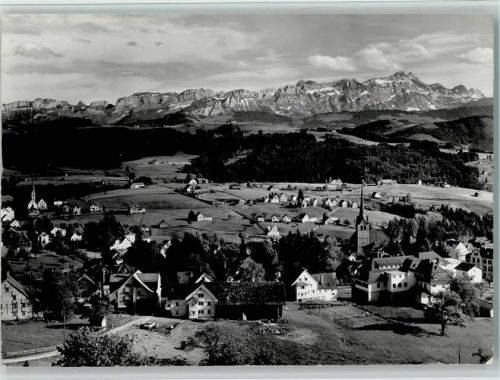 9053 Teufen AR - Säntis Luftaufnahme