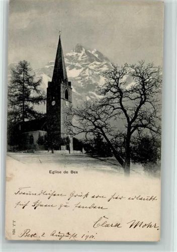 1880 Bex 1901 - Eglise de Bex