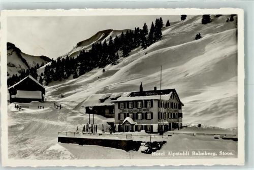 6433 Stoos SZ - Hotel Alpstubli Balmberg Winter