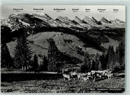 Iltios - Bergkette Churfürsten Iltiosbahn