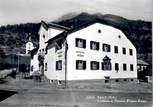 7542 Susch - Gasthaus, Pension Weißes Kreuz