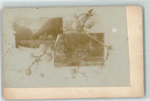 7214 Seewis-Pardisla Gebrauchsspuren Foto aufgeklebt