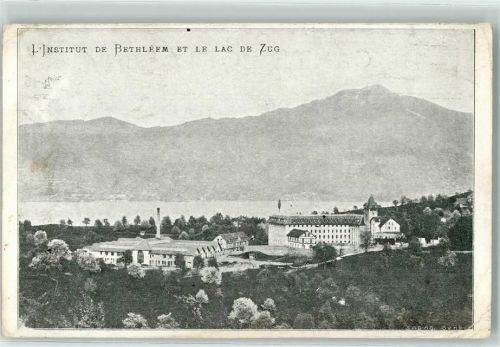 6405 Immensee 1908 - l`Institut de Bethleem et le Lac de Zug Ort lt. Stempel