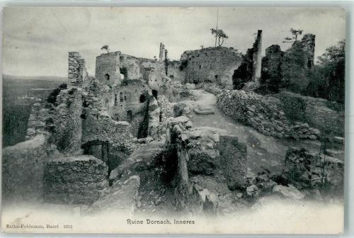 4143 Dornach 1904 - Ruine Inneres