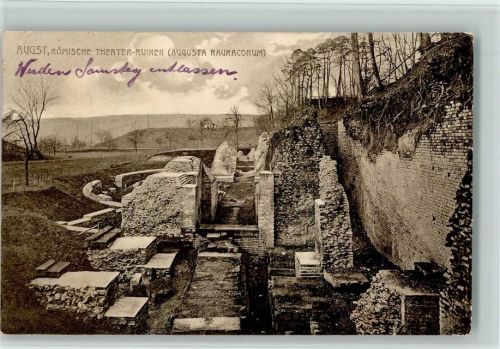 4302 Augst BL - Römische Theater Ruinen Augusta Rauracorum Feldpost
