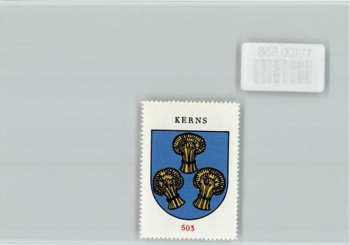 6064 Kerns - Vignette Wappen Kaffee Hag ca 1920-1940 Kerns