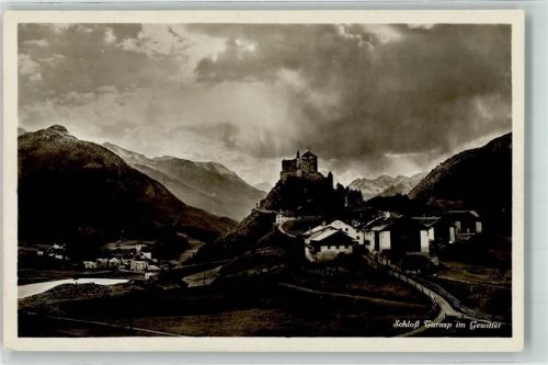 7553 Tarasp - Schloss Gewitter