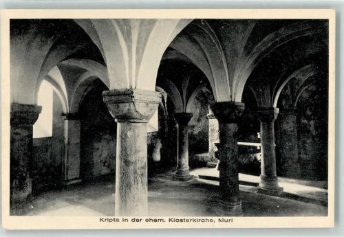 5630 Muri AG - Kripta in der ehem Klosterkirche