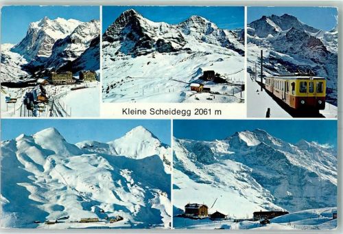 3823 Kleine Scheidegg - Eisenbahn Winter