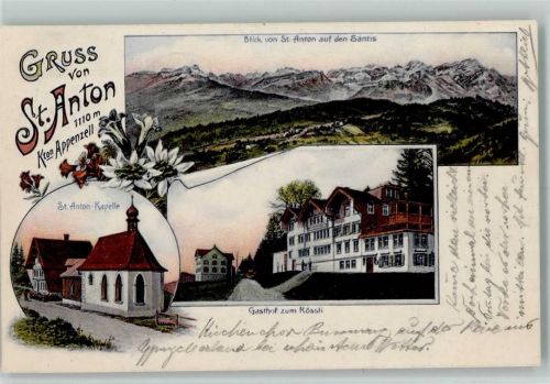 9413 Oberegg - Gasthof zum Rössie AK