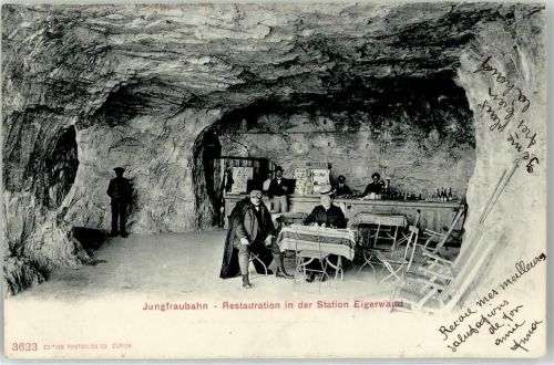 3823 Eigergletscher 1904 - Gasthaus Bahnhof Eigerwand
