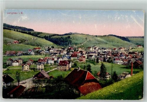 3550 Langnau im Emmental 1926 Foto AK Bahnpost Zug 363