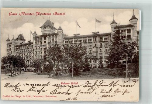 1824 Caux 1904 Foto AK Hotel Palace