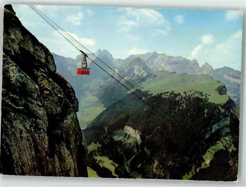 9058 Brülisau Foto AK Seilbahn zum Hohen Kasten Altmann Säntis Foto Gross