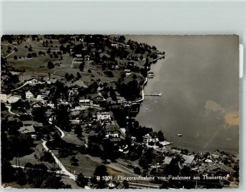 3705 Faulensee - Fliegeraufnahme Thunersee