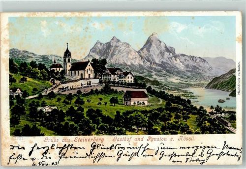 6416 Steinerberg 1903 - Gasthaus Pension z. Rössli