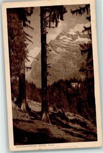 Maderanertal - Hotel S.A.C.