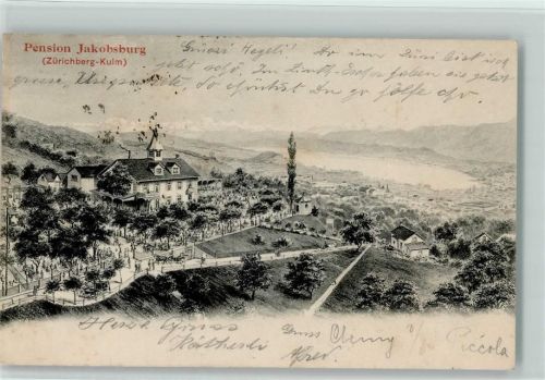 8000 Zürich 1902 - Pension Jakobsburg Zürichberg-Kulm
