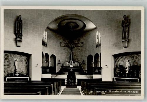 9424 Rheineck Foto AK Theresien- Kirche