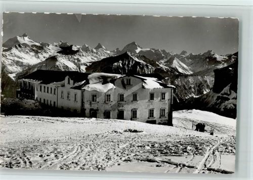 Gemmipass Wallis - Hotel Wildstrubel Weisshorn Rothorn Gabelhorn Cervin Dt. Blanche Dts des Bouquetins Dt. Perroc Feldpost
