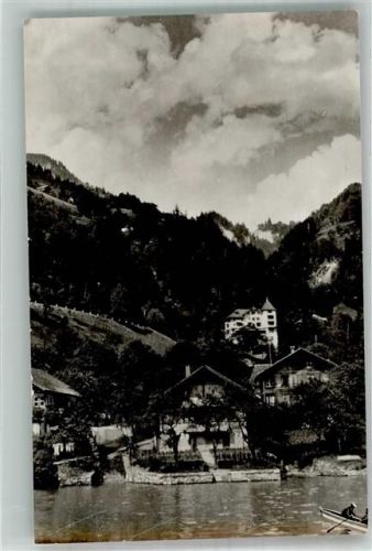 3800 Sundlauenen Foto AK Hotel Pension Beatushöhlen