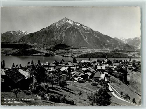 3655 Sigriswil - Thunersee mit dem Niesen
