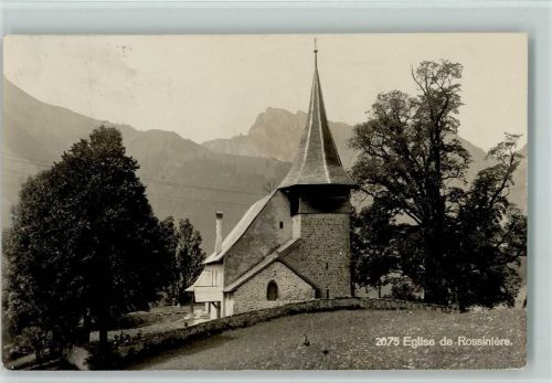 1658 Rossinière - Kirche Eglise