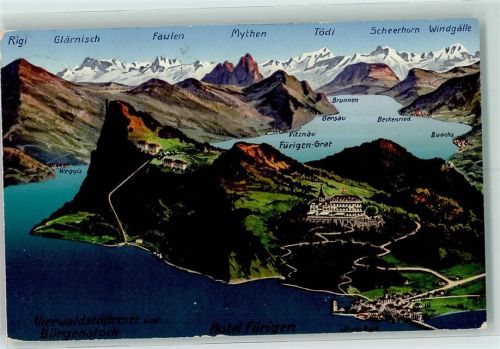 6440 Vierwaldstättersee 1916 - und Bürgenstock