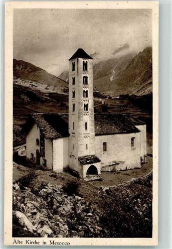 6563 Mesocco - Alte Kirche