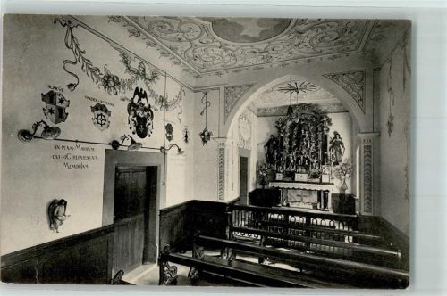 9127 St. Peterzell 1912 - Hauskapelle der ehem Propstei Inneres