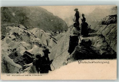 3823 Eigergletscher 1903 - Gletscherbesteigung