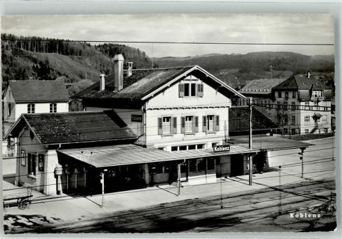 5322 Koblenz Foto AK Bahnhof Bahnpost Ambulant Nr 461