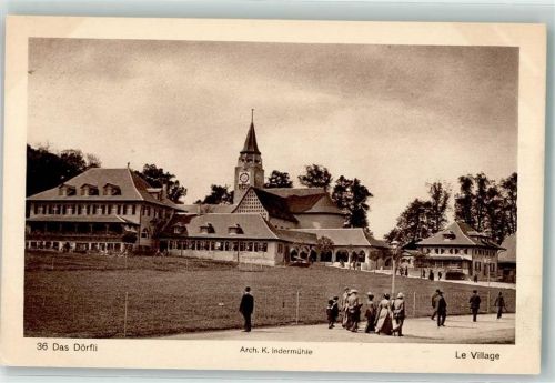 3000 Bern Berne - Landesausstellung 1914 Nr.36 Dörfli Architekt Indermühle