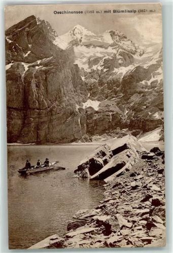 Oeschinensee - Blümlisalp Ruderboot