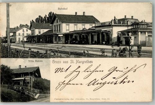 9430 St. Margrethen SG 1906 - Bahnhof Villa Behles