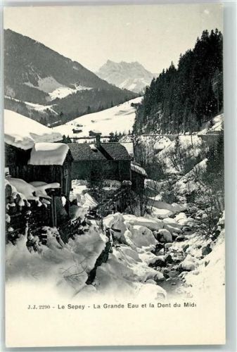 1863 Le Sépey Ormont-Dessous - Grand Eau Dent du Midi