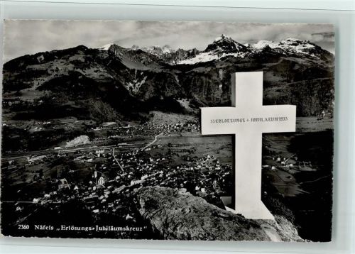 8752 Näfels - Erlösungs-Jubiläumskreuz