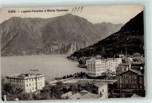 6900 Paradiso 1909 - Lugano-Paradiso e Monte Generoso