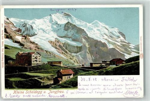 3823 Kleine Scheidegg 1902 - Jungfrau