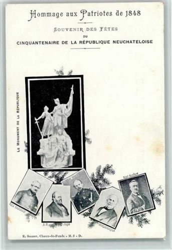 2000 Neuchâtel Neuenburg - Patrioten 1848 Neuchatel