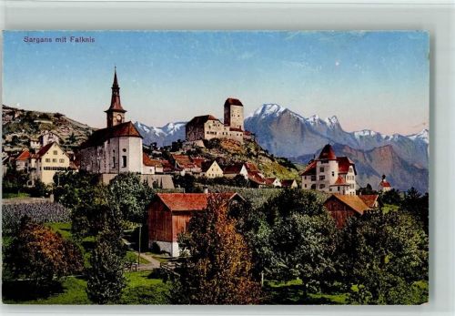 7320 Sargans - mit Falknis