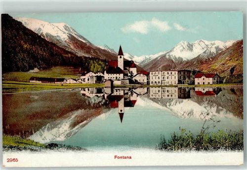 7553 Tarasp - See Kirche Fontana