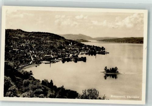 8805 Richterswil Foto AK Foto Gaberell Bahnpost Zug 3343