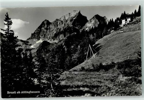 6468 Attinghausen - Brusti Brunnistock Surenenpass Hüttenstempel