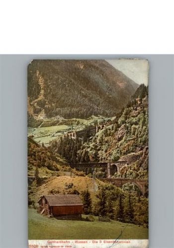 6484 Wassen UR - Gotthartdbahn Eisenbahn