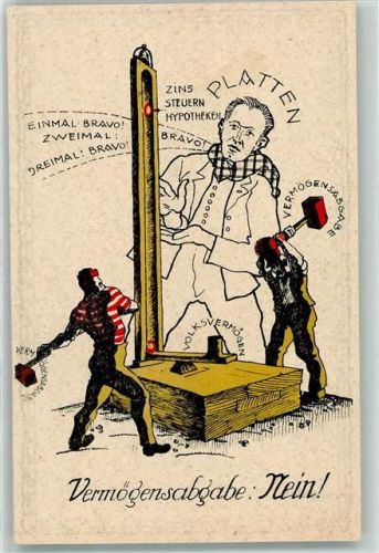 Vermögensabgabe Nein